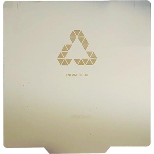 ENERGETIC Removable Spring Steel Sheet Heat Bed 300x300mm for 3D Printers Prusa, CR_10,Tevo Tornado, Mendela, AO Series