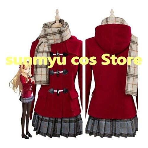 FGO Fate Grand Order Ereshkigal daily winter set Cosplay Costume Custom Size Halloween