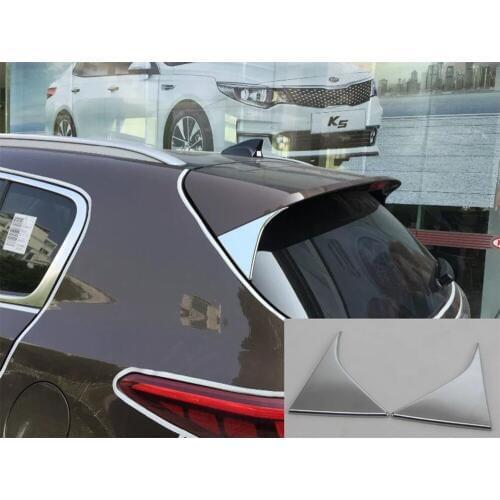 For Kia Sportage Kx5 2015-2018 High-quality ABS Chrome plated Rear Cover Trim Car-styling Decorate the sequins