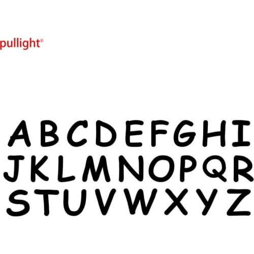 Hot Sell Alphabet Letters A To Z Funny Car Body Diy Decals Vinyl Car Styling Car Stickers