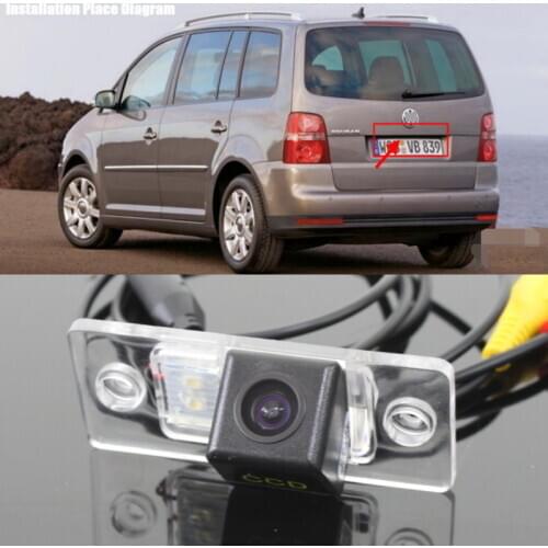 Car Parking Camera For VolkswagenTouran / Golf Touran 2003~2010 Auto Rear View Camera Reverse Backup Camera HD CCD Night Vision