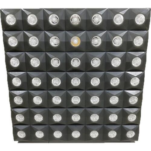 New 49leds*3W RGB 2in1 LED Matrix Beam Wash Effect Light DJ Light LED Display Madrix Background Wall Lighting DMX