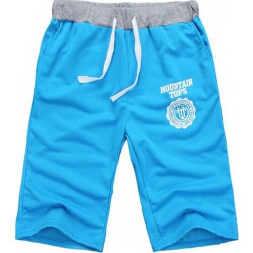 Solid Mens Shorts Summer Mens Beach Shorts Cotton Casual Male Shorts Brand Clothing