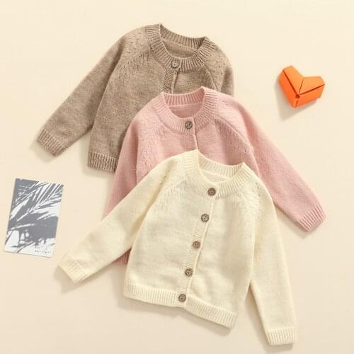 1-4Years Baby Girl Coat Long Sleeve Solid Color Buttons Warm Winter Velvet Shirt Beige/ Brown/ Pink