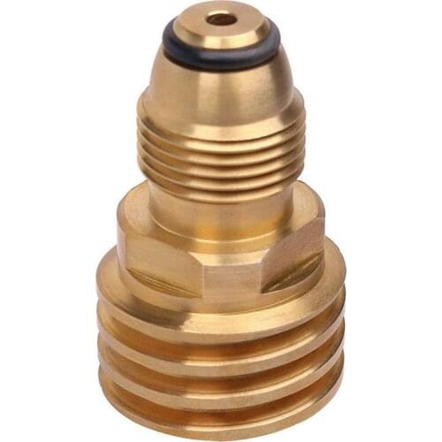 Propane Gas Adapter Converts POL LP Tank Service Valve to QCC1/Type1- Old to New