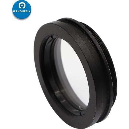 Dustproof Oil Proof Protective Cover Glass Lens Microscope Dustproof Glass Barlow Lens Prevention Smoke Control Oil Proof Lens