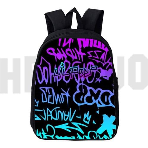 Hip Hop Lil Peep Backpack 12/16 Inch Mochila 3D Print Rapper Anime Children Lil Peep Bag Cartoon Schoolbags for Teenager Girl