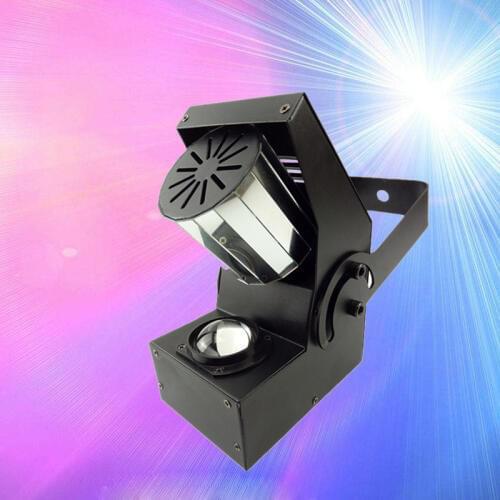10W RGBW Led Mini Roller Scanner DMX Control Colorful Auto Rotating LED Bulb Stage Light for Disco Party Night Club