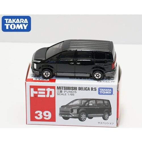 Takara Tomy Tomica 1:65 JDM Mitsubishi Delica D:5 MPV Alloy Diorama Car Model Collection Miniature Carros NO39 Toys