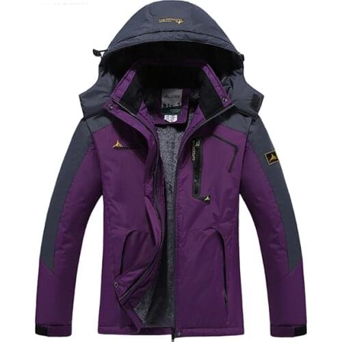 Warm Camping Trekking Skiing Coat Brand Womens Winter Inner Fleece Waterproof Hiking Jackets Outdoor Sports