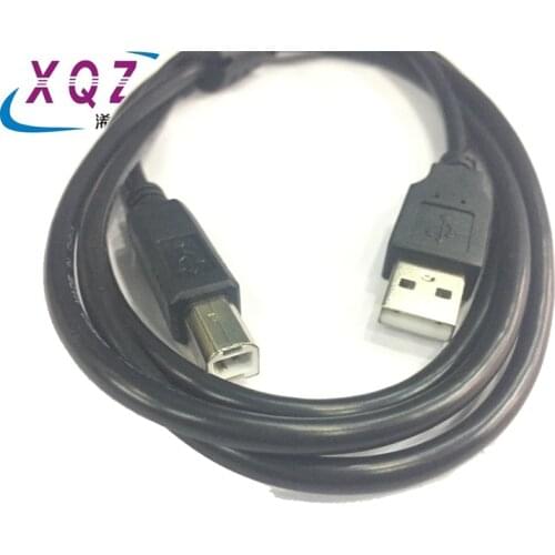 USB printer cable USB 2.0 AM/BM for printer pure copper black pvc jacket USB data and power cable 1.5m3m5m