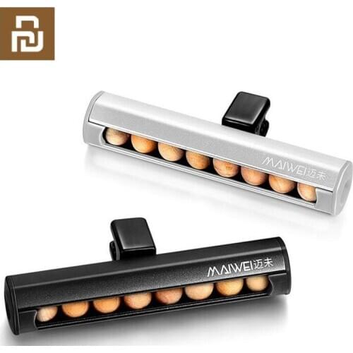 Youpin Maiwei Car Holder Incense Ball Natural Sandalwood Sachets Aromatic Wardrobe Aromatherapy Ball For Mi Air Purifier