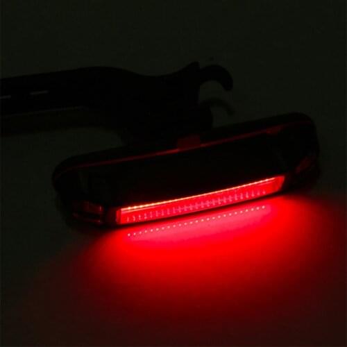 3 PCS Multi-mode LED Bicycle Taillight Riding Light Waterproof USB Rechargeable Bicycle Warning Light Red Light