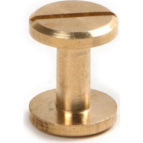 4/6/8/10/12mm10pcs Luggage Leather Brass Durable Belt Wallet Craft Solid Screw Nail Rivet NEW