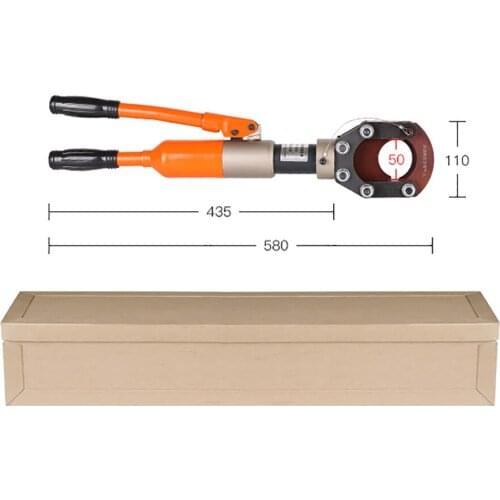 50MM Electric Wire Manual Cutter Hydraulic Cable Cutter Armour Cable Cutting Tool 7T CPC-50