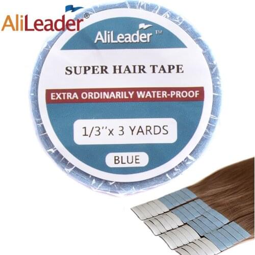 Alileader Wig Tape For Hair Extensions Tapes Adhesive Wig Tape Double Sided Waterproof Lace Front Wigs Tape For Lace Waterproof