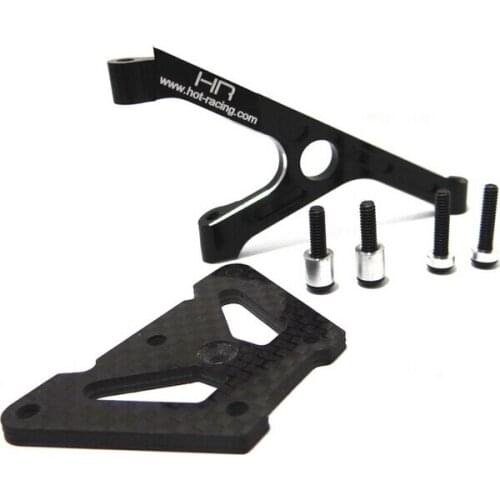 American Hot Racing Losi SCTE aluminum + carbon fiber front chassis support