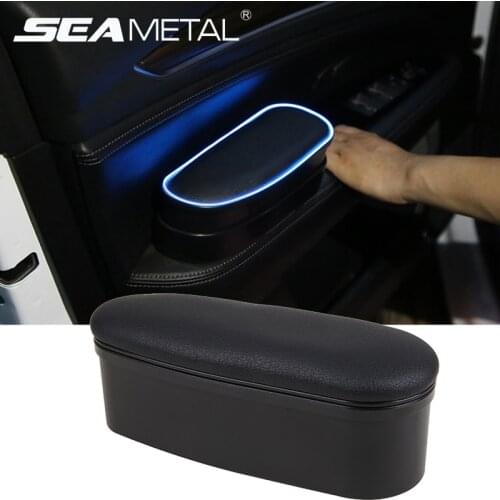 Car Elbow Rest Storage Box Interior Auto Door Handle Elbow Support Multifunctional Leather Car Organizer Arm Rest Case Accessory