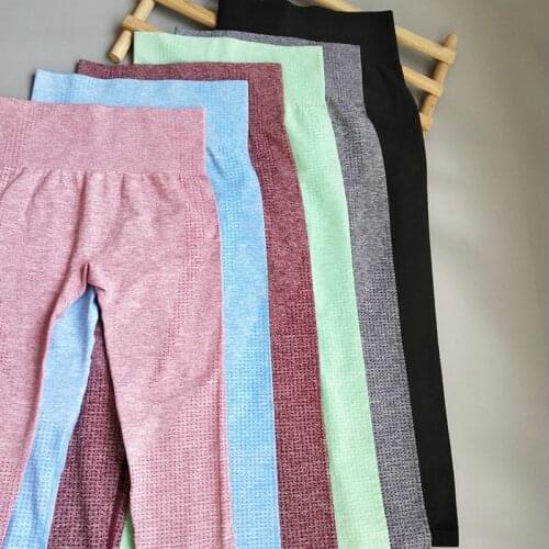 12 Colors Vital High Waist Seamless Yoga Leggings Women Workout Running Sport Pants Push Up Hip Fitness Gym Leggings Tights 4.5