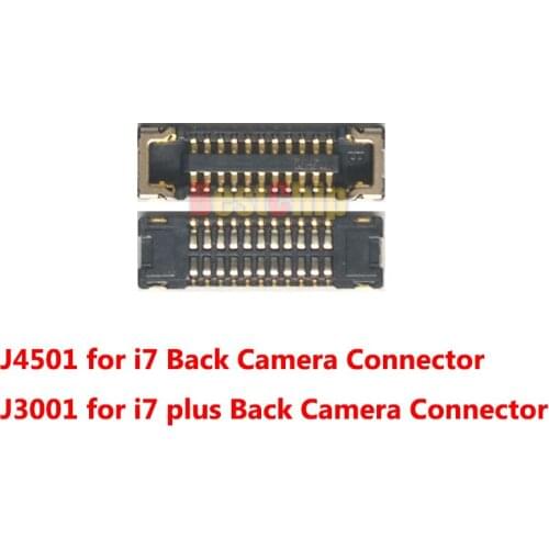 BestChip 20pcs/lot J4501 J3001 for iphone 7 & 7plus Big Rear Back camera FPC connector on motherboard