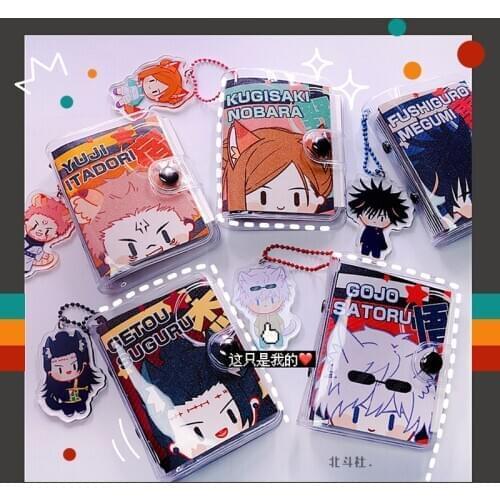 Anime Jujutsu Kaisen Yuji Itadori Men Women Student Mini Hand Account Notebook Diary Notepad Cartoon Memorandum Book Xmas Gifts