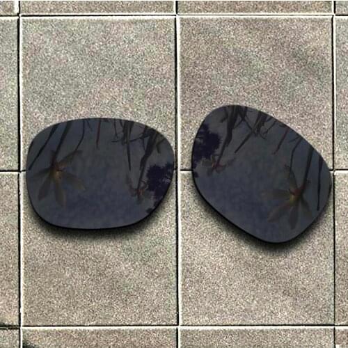 Stealth Black Polarized Sunglasses Replacement Lens for-Oakley Garage Rock Frame 100% UV Protection Good Fitness