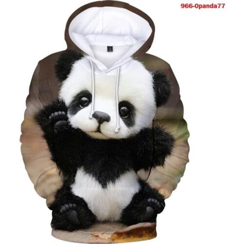 Boys/Girls Kids Hoodie Cute Chinese Panda Hoodies Boy Girls Sweatshirt Harajuku Pattert Cute Tracksuits Fashion Children Clothes