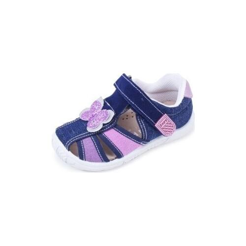 Canvas sandals for girl Dobsons.com with butterflies