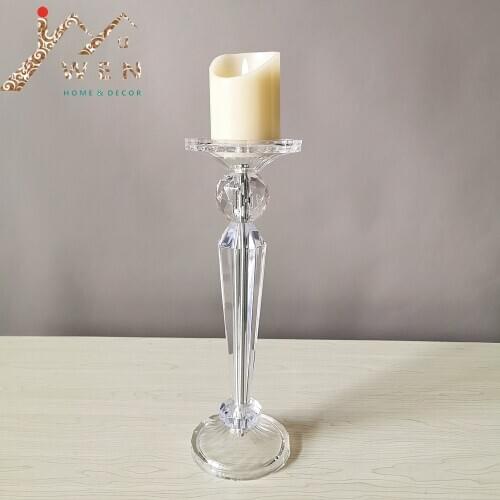 IMEWEN Crystal Candle Holders New Design Candlestick Tabletop Candle Stand Wedding Decoration Candelabra Home Table Decor