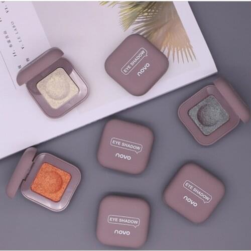 10 Color monochrome Mashed Potato Eye Shadow Shimmer Pearl High Light Lasting luminous Silky sheen powder Makeup Tool TSLM1