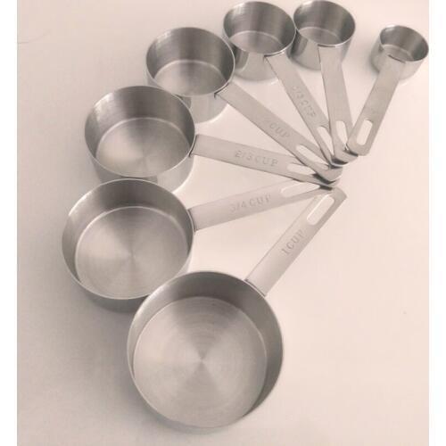 2019 MIUFrance 7-Piece Stainless Steel Measuring Cup Set