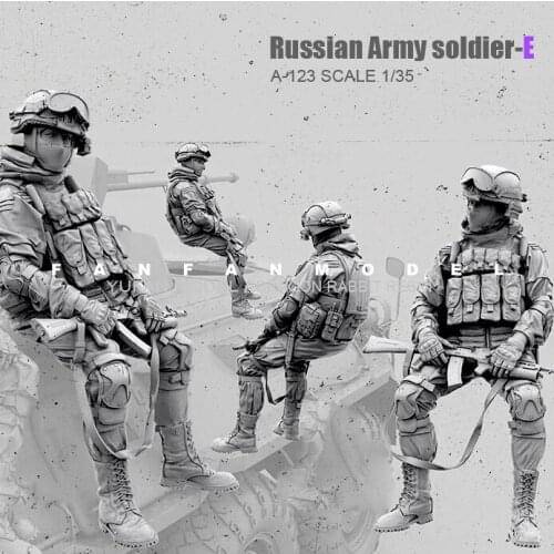 1/35(50mm) Resin Model Figure Kits Russian Modern Special Forces soldier self-assembled A-123