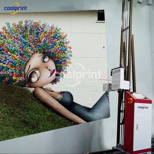New Model Wall Painting 5D Wall Printer Family 3D Vertical Portable Wall Printer