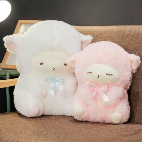 Lucky Boy Sunday Sleeping Sheep Plush Toy Stuffed Animals Lovely Sheep Plush Doll Baby Kids Gift