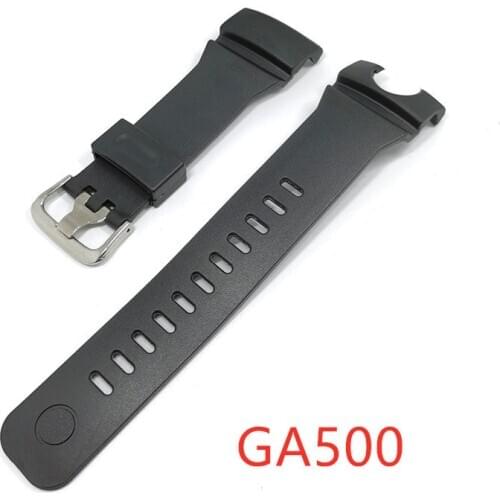 Soft Rubber watchband for Casio G-SHOCK ga500 GA-500 Strap Watch Band GA-500-7A GA-500-1A GA-500-1A4 Bracelet Watch Accessories