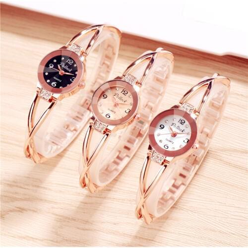 Luxury Diamond Women Bracelet Watches Rose Gold Simple Casual Ladies Watch Fashion Womens Quartz Wristwatch Reloj Mujer Clock