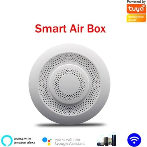 Graffiti Intelligent ZigBee Air Box Formaldehyde VOC Carbon Dioxide Temperature And Humidity Detector Smart Home