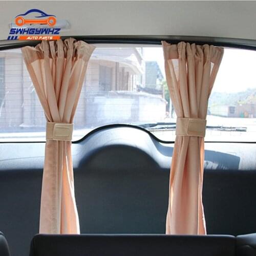 Universal Luxury VIP Car Van SUV Window Curtain UV Sunshade Visor Kit Rear Window Sunshade Car Accessories