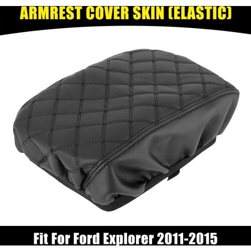 X Autohaux Armrest Cover Pad Center Console Cover Replacement for Ford Explorer 2011-2015