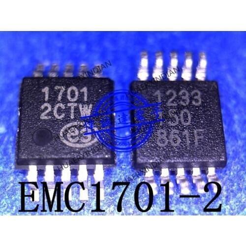 1Pieces New Original EMC1701-2-AIZL-TR Type 1701 MSOP10 In Stock Real Picture