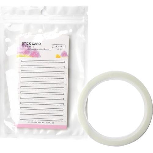 10 Sheets Stand+1pcs tape Eyelashes Stand Eyelash Extension Strip Storage Makeup Tool Kit Individual Lash Volume Stand Tools