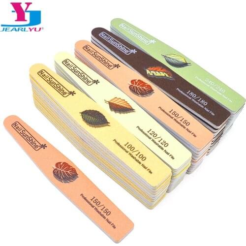 2/5/10 Pcs/Pack Diamond Nail Art Files Multi Grit Macaron Sandpaper Nails Accessoires Manicure Files Polishing Nail Care Tools