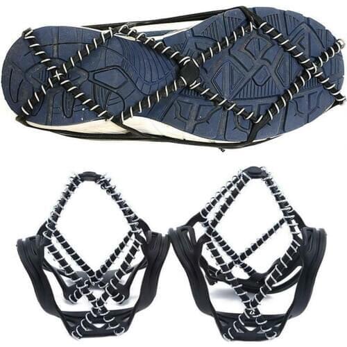 Wholesale 2Pcs Anti-Slip Spikes Cleat Crampons Shoe Cover Ice Snow Hiking Climbing Gripper