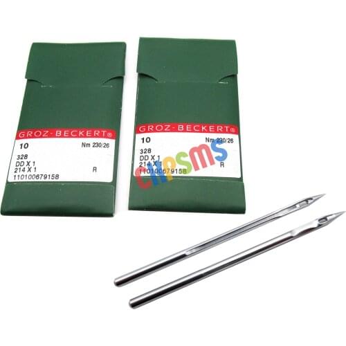 20PCS Groz-Beckert 214X1 DDX1 Sewing Machine Needles Compatible with Singer 45K Consew SK-2R Adler 104