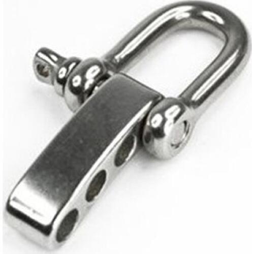 20pack/lot 3/16 (5mm) D or Bow Adjustable Stainless Steel Shackle as Paracord Bracelet Shackle High Quality Real