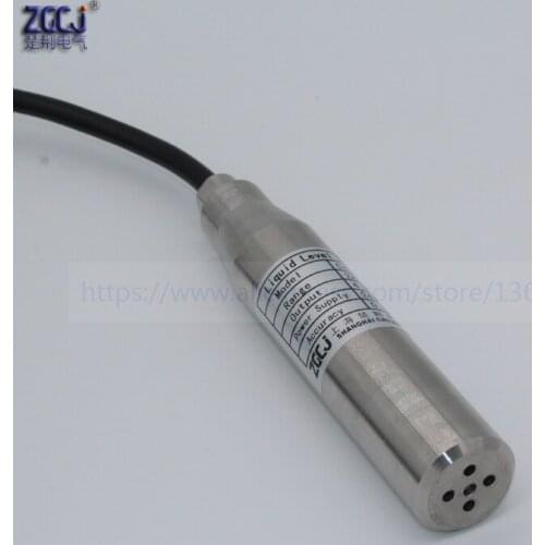 3m Measure range liquid level transmitter 24VDC 4-20mA DC water level transducer with 5m cable