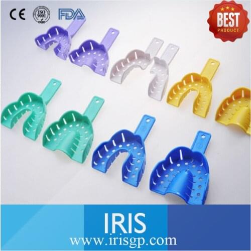 500 Pairs Plastic Dental Oral Hygiene Impression Tray Bite Denture Instrument Without Net