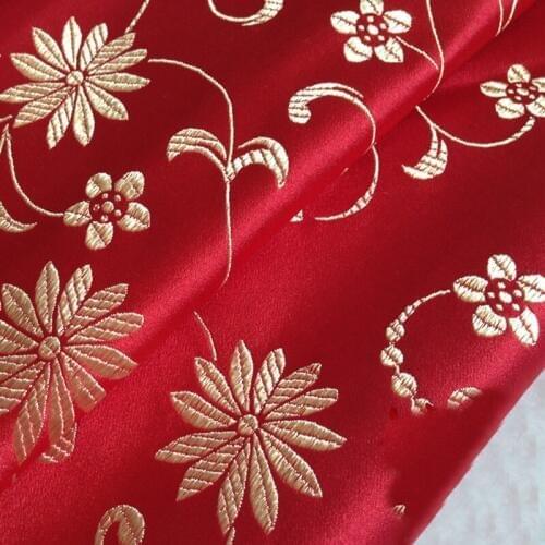 75x100cm New fashion brocade satin fabric african satin fabric for patchwork,wedding dress,upholstery sofa scrapbooking