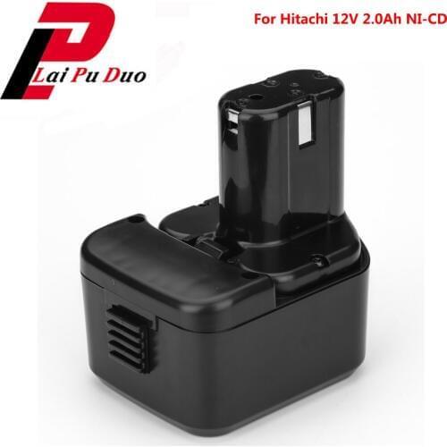 2000mAh 12V 2.0Ah Battery for Hitachi EB1214S 12V EB1220BL EB1212S WR12DMR CD4D DH15DV C5D , DS 12DVF3