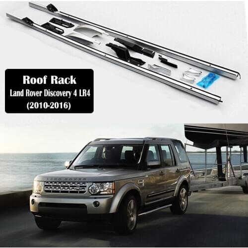 Roof Rack For Land Rover Discovery 4 LR4 2010-2016 Racks Rails Bar Luggage Carrier Bars top Racks Rail Boxes Aluminum alloy